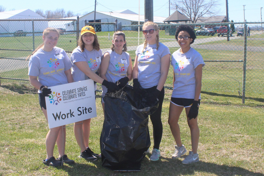 Students volunteer during the 2016 Celebrate Service... Celebrate Yates