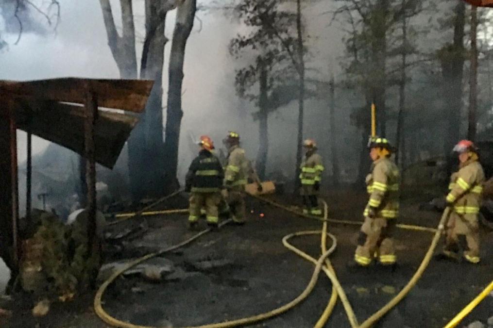 The fire at Fire Works Foundry Nov. 1, 2017. Penn Yan firefighters received mutual aid from several area fire departments.